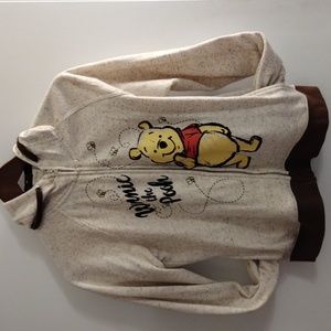 Women's medium Winnie the Pooh zip up hoodie